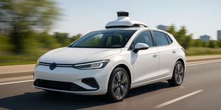 Autonomes Fahrzeug durch KI erstellt