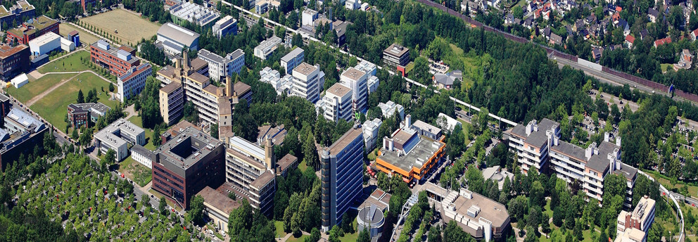 Luftbild der TU Dortmund Luftaufnahme vom Campus der TU Dortmund